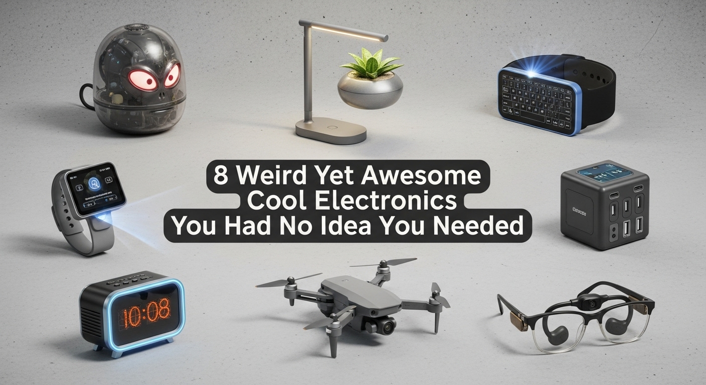 8 Weird Yet Awesome Cool Electronics You Had No Idea You Needed
